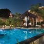 Villa Cielo swimming pool at sunset